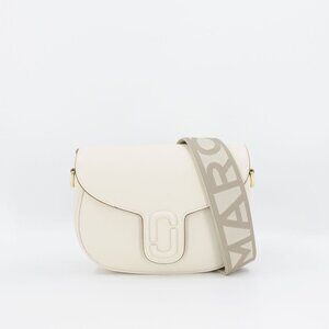 Marc Jacobs Women's The J Marc Saddle Crossbody Bag White OS